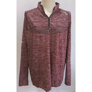Fila Sport Womens Jacket Athletic Comfort Size XXL 1/4 Zip Warm Running Stretch